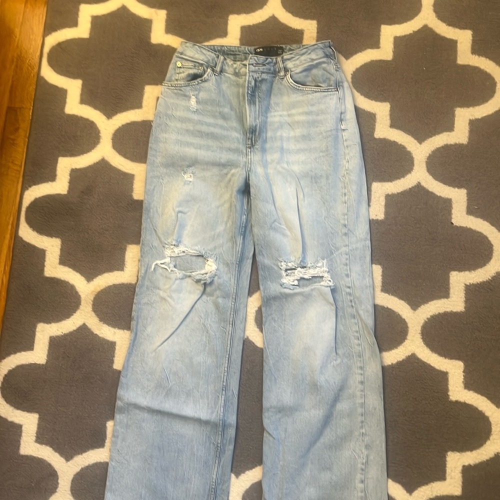 Asos luxe wide leg jeans